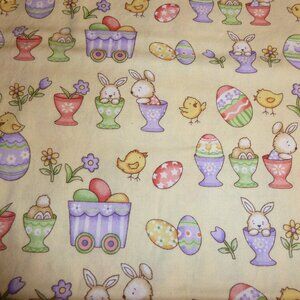 Easter-themed fabric